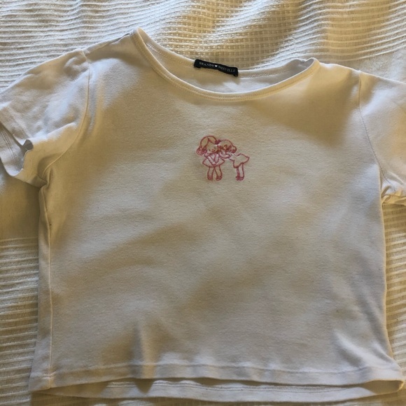 SOLD Brandy Melville whispering girls tee - Picture 2 of 3